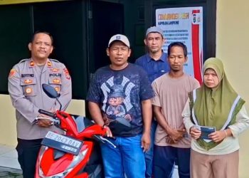 Respons Cepat Polsek Palas, Dua Motor Curian Dipulangkan