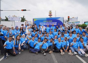 Piala Dunia 2026, TVRI Lampung Picu Antusiasme di Tugu Adipura