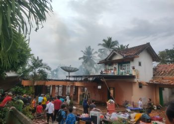 Kebakaran Hebat di Banyumas Pringsewu, Rumah Pensiunan PNS Hangus 90 Persen