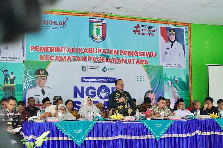 Pemkab Pringsewu Gelar Ngopi Serasi di Fajar Mulia, Warga Sampaikan Beragam Usulan