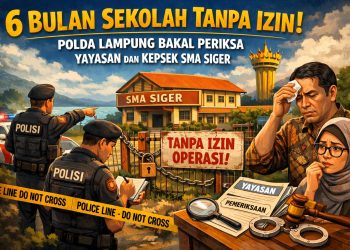 Disdik Tolak Izin, SMA Siger Tetap Beroperasi dan Kini Diselidiki Polda Lampung