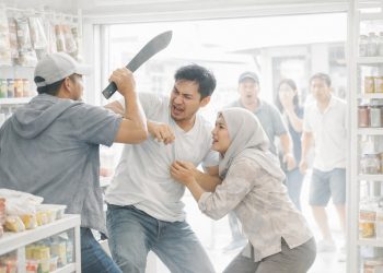 Pembacokan di Lampung Selatan, Suami Istri Dilarikan ke RS Bob Bazar