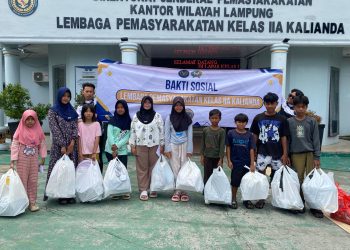 Bantuan Sosial Lapas Kalianda Ringankan Beban Masyarakat Sekitar