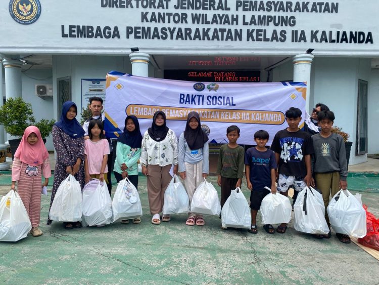 Bantuan Sosial Lapas Kalianda Ringankan Beban Masyarakat Sekitar