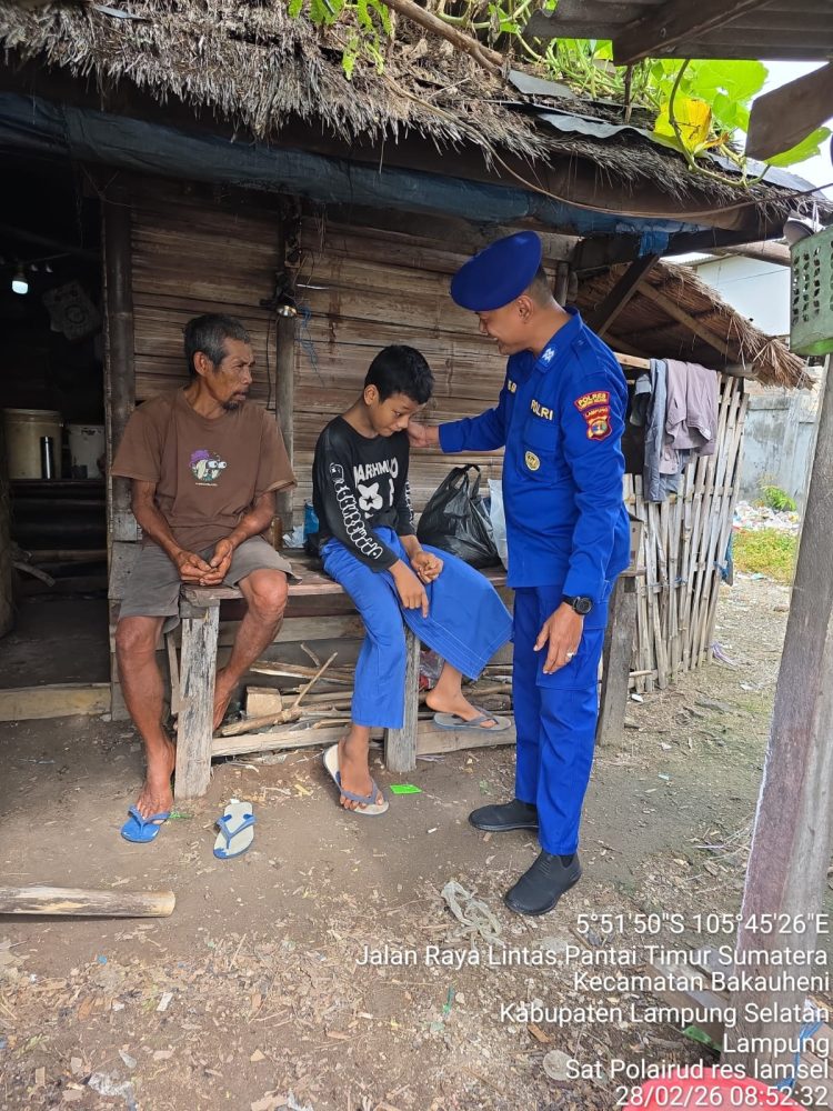 Warga Bakauheni Sambut Hangat Kehadiran Sat Polairud Polres Lampung Selatan