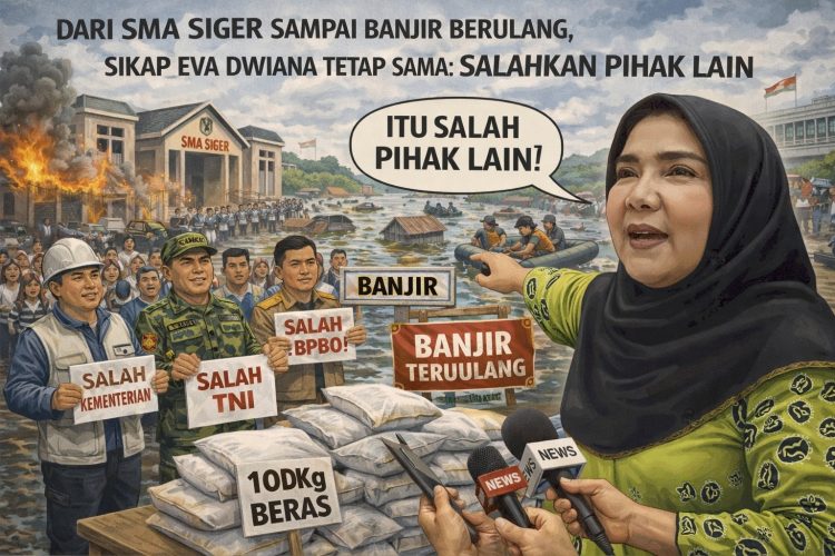 Kritik Menguat, Eva Dwiana Dinilai Kerap Salahkan Pihak Lain Saat Krisis