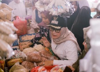 Bupati Lamtim Turun Langsung, Cek Harga Sembako Jelang Lebaran
