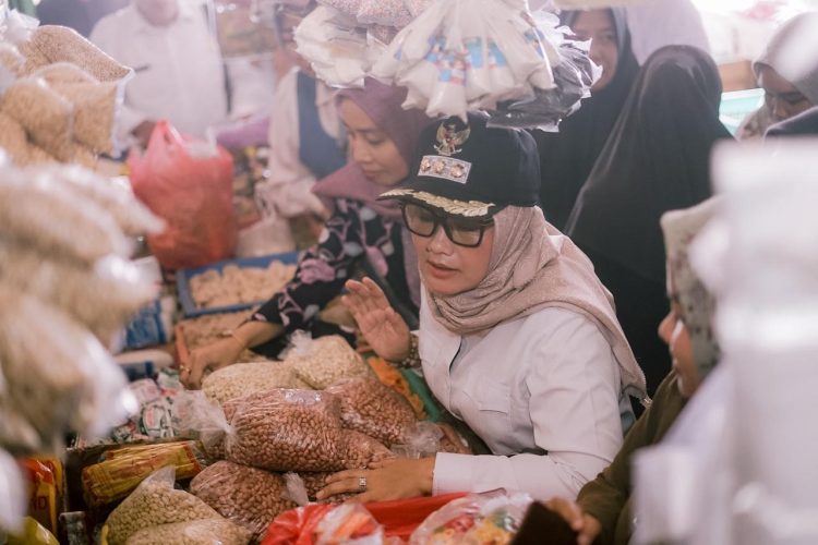 Bupati Lamtim Turun Langsung, Cek Harga Sembako Jelang Lebaran