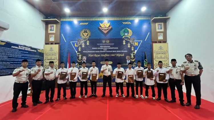 408 Warga Binaan Lapas Kalianda Terima Remisi Idulfitri, Dua Langsung Bebas