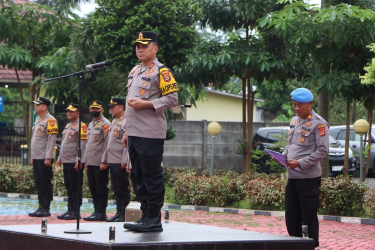 Apel Pagi di Polres Pesawaran: Integritas Anggota, Waskat, dan Inovasi Pelayanan Polri