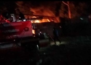 Warga Resah, Gudang Diduga Timbun BBM Ilegal Ludes Terbakar