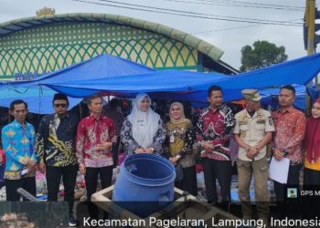 Sidak Pasar di Pringsewu, Stok Pangan Aman dan Harga Bahan Pokok Masih Stabil