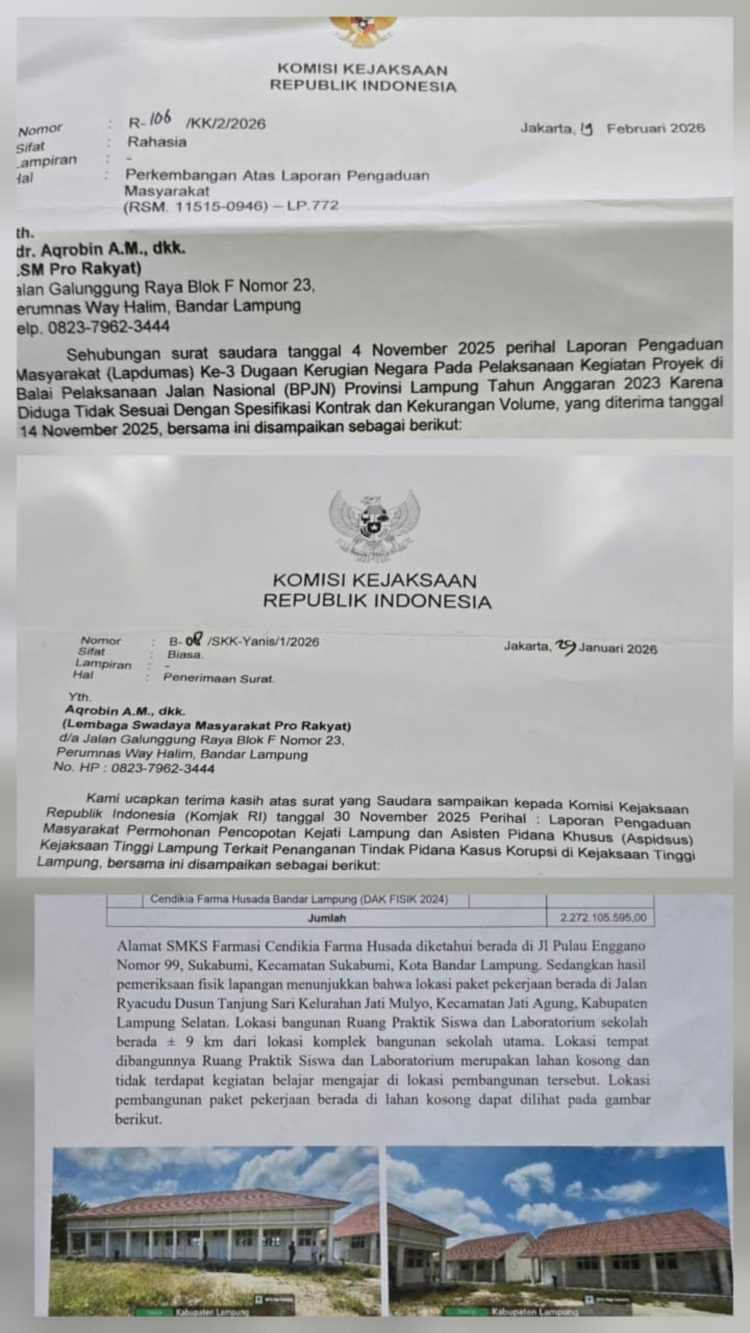 Pergantian Aspidsus Disorot, LSM PRO RAKYAT Uji Komitmen Kejati Lampung Berantas Korupsi