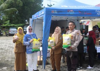 Tekan Harga Saat Ramadan, Polres Lamsel dan Pemda Gelar Pasar Murah