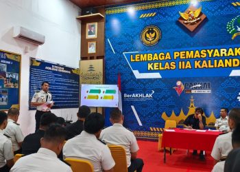 Petugas Lapas Kalianda Diberi Arahan Khusus Jelang Idulfitri