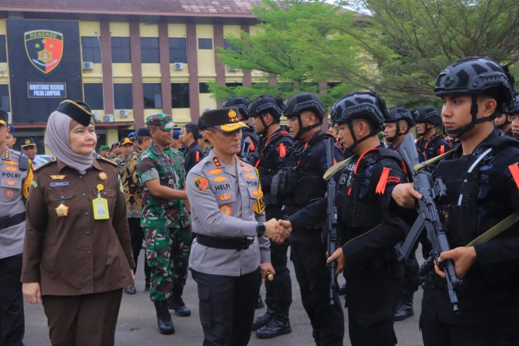 Polda Lampung Gelar Apel Operasi Ketupat 2026 untuk Amankan Arus Mudik dan Balik
