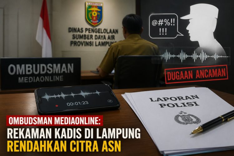Dugaan Ancaman terhadap Jurnalis, Kadis PSDA Lampung Dilaporkan