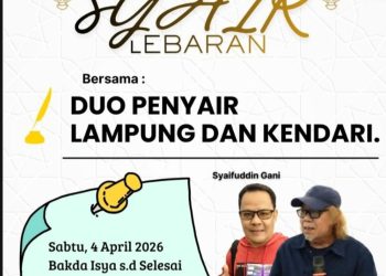 Syair Lebaran Menggema di TikTok, Dua Penyair Nasional Kembali Satu Panggung