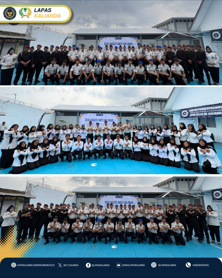 Komitmen Tanpa Toleransi, Lapas Kalianda Nyatakan Perang terhadap HALINAR