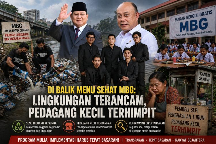 MBG Dinilai Belum Tepat Sasaran, Lingkungan Terancam dan Pedagang Terhimpit