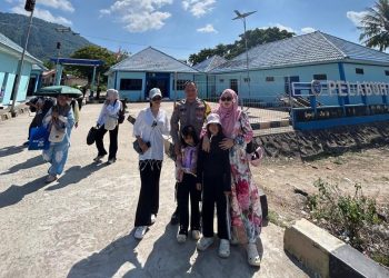 Keindahan Bahari Lampung Selatan Diangkat oleh Anggota Polri