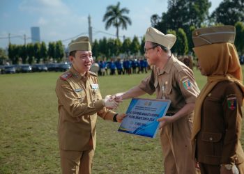 Sekda Marindo Kurniawan Tekankan Asta Cita dalam Peringatan Hari Otonomi Daerah di Lampung