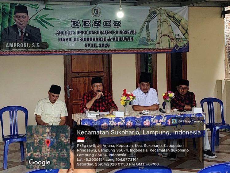 Reses di Keputran Pringsewu, DPRD Tampung Keluhan Pelayanan BPJS dan Jalan Rusak