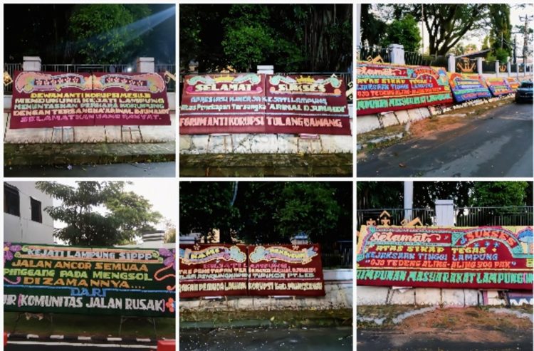 Dukungan Mengalir, Ratusan Karangan Bunga Sambut Langkah Tegas Kejati