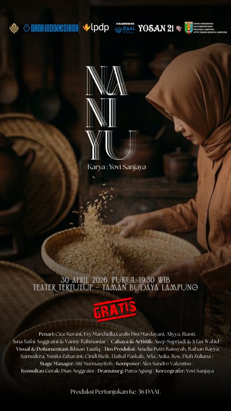 Yovi Sanjaya Garap “Naniyu”, Tari Kontemporer yang Refleksikan Nilai Tradisi Nusantara