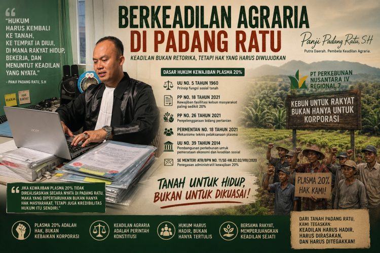 Sebuah Narasi Yang di Susun Oleh Panji Padang Ratu, S.H