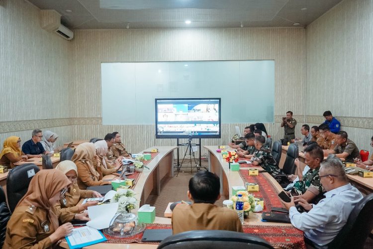 Sekdaprov Lampung Hadiri Virtual Launching Buku Panduan Antikorupsi Nasional