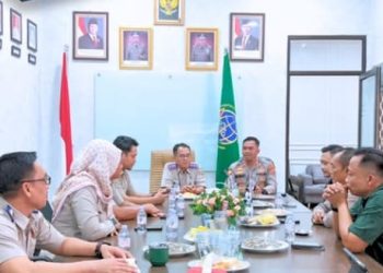 Sinergi Penanganan Pertanahan dan Kamtibmas, Polres Tanggamus Jalin Koordinasi dengan BPN