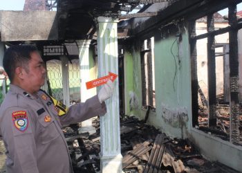 Kebakaran Hebat di Pekon Wates, Seluruh Isi Rumah dan Surat Berharga Hangus