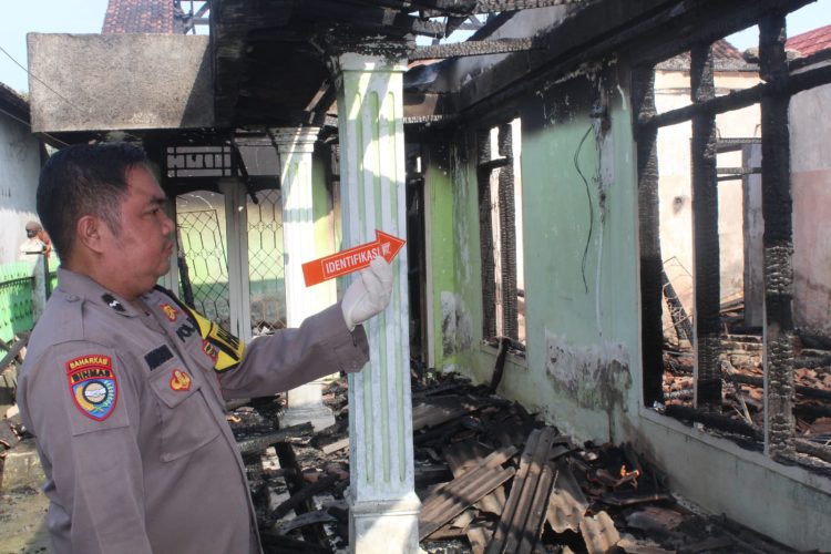 Kebakaran Hebat di Pekon Wates, Seluruh Isi Rumah dan Surat Berharga Hangus