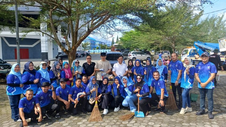 Sekretariat DPRD Lamsel Kompak Dukung Program HELAU Bupati Egi