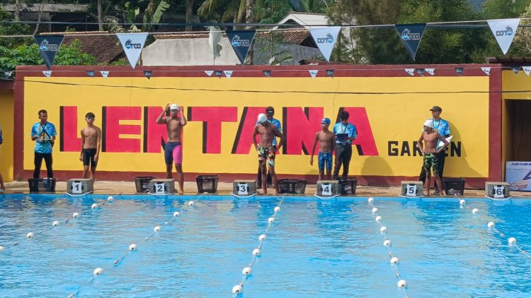 Dari Kolam Alamanda, Atlet Renang Tanggamus Bidik Prestasi Tingkat Provinsi