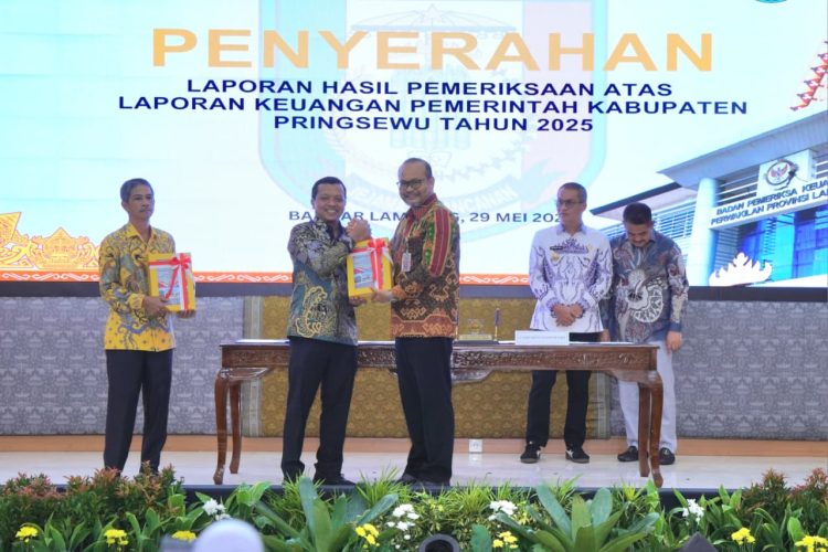 Riyanto Pamungkas Terima WTP ke-11 untuk Kabupaten Pringsewu