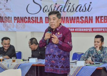 Kesbangpol Pringsewu Edukasi Masyarakat Lewat Sosialisasi Wawasan Kebangsaan