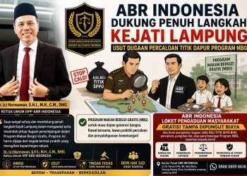 ABR Indonesia Ajak Masyarakat Laporkan Dugaan Penyimpangan Program Makan Bergizi Gratis