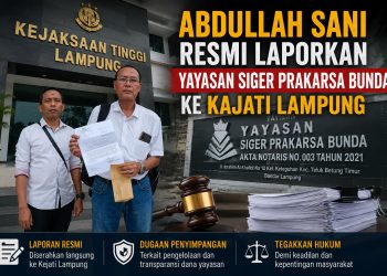 Dugaan Penggunaan Gedung Sekolah Negeri oleh Yayasan Swasta Jadi Laporan ke Kejati Lampung