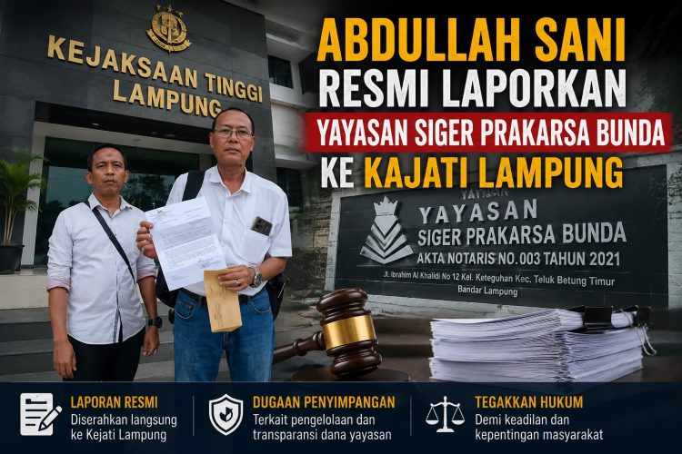 Dugaan Penggunaan Gedung Sekolah Negeri oleh Yayasan Swasta Jadi Laporan ke Kejati Lampung