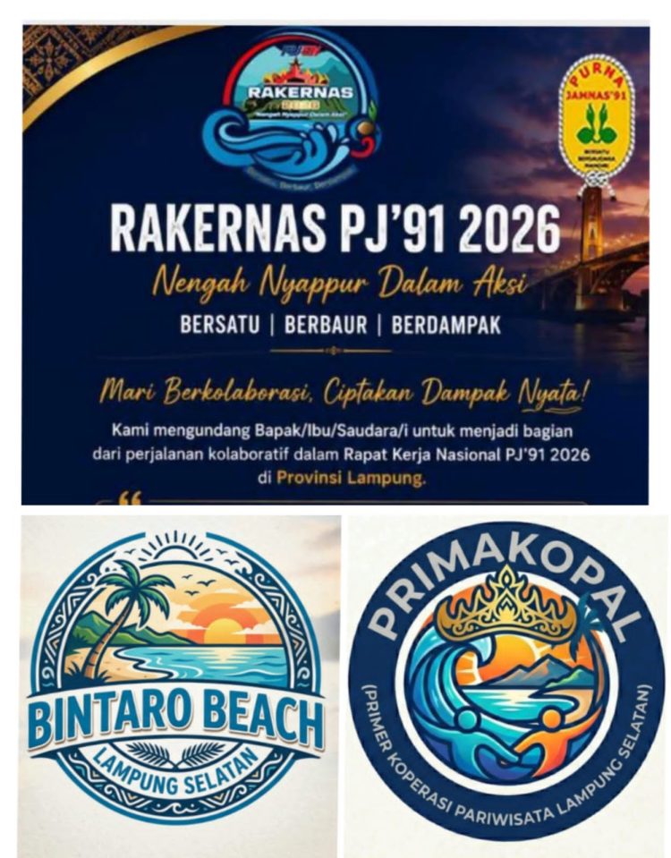 Mengusung Nengah Nyappur Dalam Aksi, Rakernas PJ91 2026 Digelar di Lampung Selatan