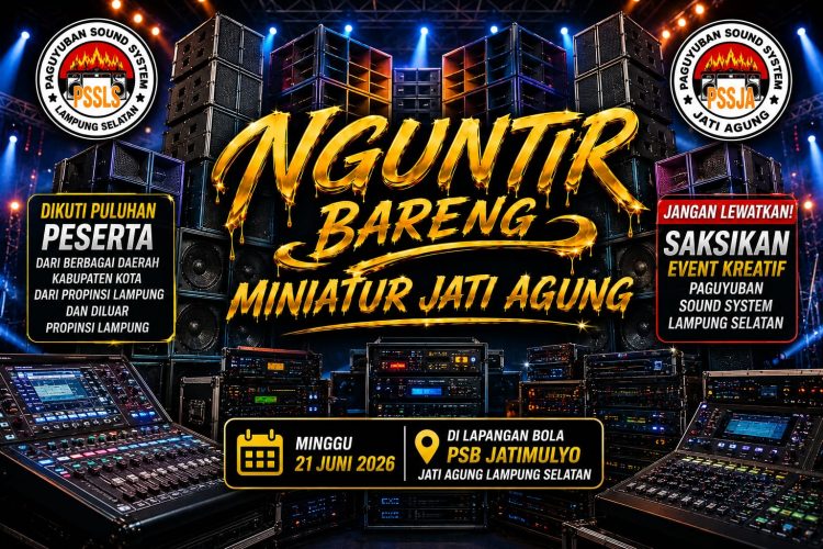 Ratusan Penghobi Sound System Bersatu, PSSLS Gelar Event Spektakuler di Jati Agung