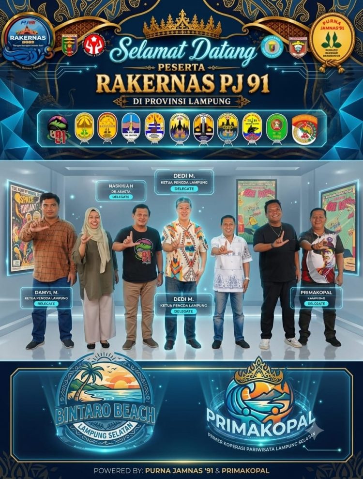 Krakatau Jadi Inspirasi, PJ91 Bangun Jaringan Pariwisata dan Ekonomi Kreatif di Lampung Selatan