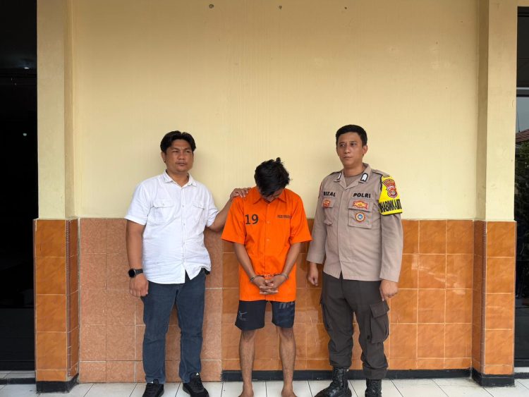 Polsek Pringsewu Kota Amankan Pelaku Penusukan yang Lukai Dua Korban