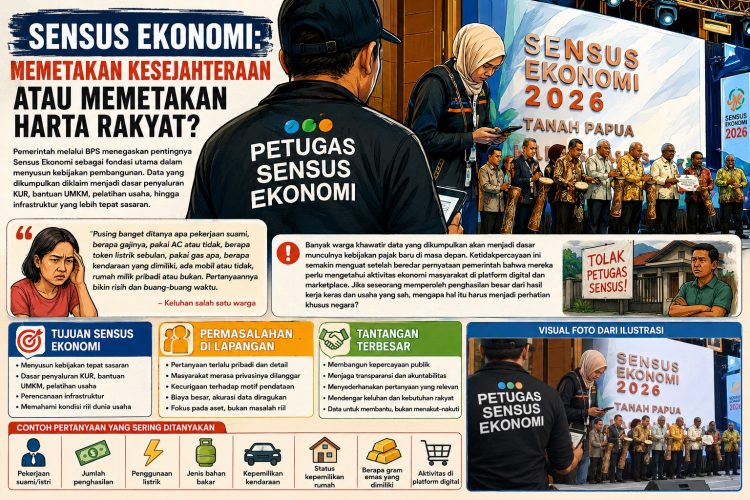 Data untuk Kebijakan atau Jalan Menuju Pajak Baru? Ini Kekhawatiran Warga soal Sensus Ekonomi