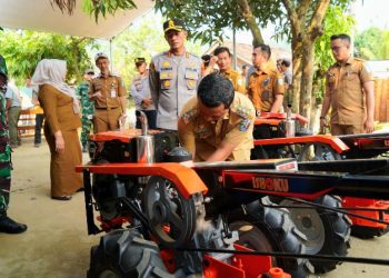 Sinergi Pemkab Pringsewu dan Polri, Bantuan Alsintan Dorong Produktivitas Pertanian