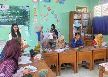 Guru UPT SD Negeri 3 Sukoharjo III Antusias Ikuti Pelatihan Soal HOTS dan Literasi Finansial dari Itera