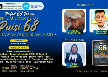 Milad ke-68 Isbedy Stiawan ZS Dirayakan di Jakarta, Dimeriahkan Pembacaan Puisi Sejumlah Sastrawan