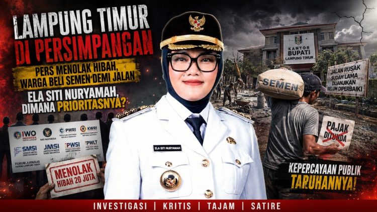 Saat Warga Lebih Percaya Semen daripada Pajak, Pemkab Lampung Timur Dikepung Kritik